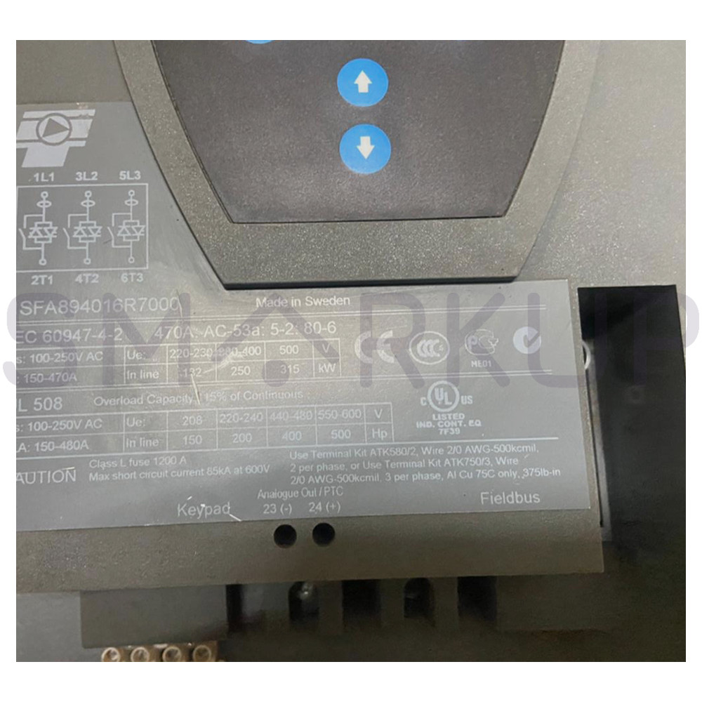 Used & Tested ABB PSTB470-600-70 1SFA894016R7000 Soft Starter