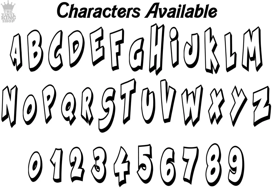 Personalised Name Sticker for Apple iPad Mini Crash Font Tablet Vinyl Decal - Image 2 of 3