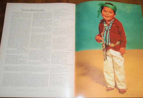ARIZONA HIGHWAYS AUGUST 1954 -NATIVE AMERICAN JEWELRY-NAVAJO RUGS-SAND PAINTINGS - Picture 11 of 11