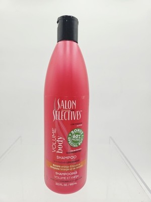 Salon Selectives Volume Body Hair Shampoo Boost Energy Bounce Lemongrass 22.5oz