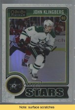 2014-15 O-Pee-Chee Platinum White Ice 17/199 John Klingberg #189 READ 6be