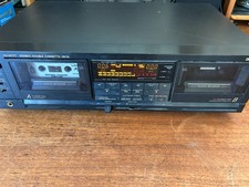 JVC Dual Cassette Deck TD-W777 Works 