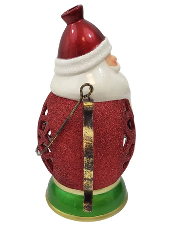 Christmas Holiday Santa Lantern LED Flickering Candle image 6