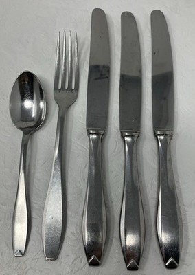 Robeson Continental Flatware Forks Spoon Knives 6 pc Germany Bright Dawn