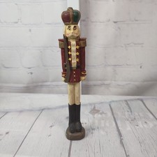 Nutcracker Soldier Figurine 7.25 Tall with Re...