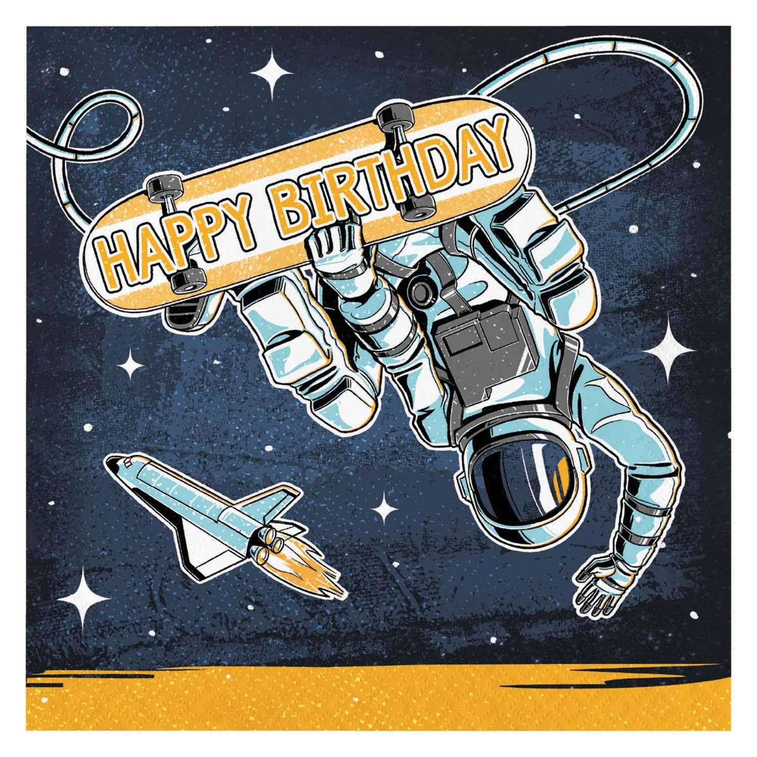 Hoffmaster Group Inc PC360391 Бумажные тарелки для ланча Space Skater 18 см упаковка 2590₽