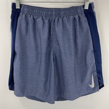 Nike Running Shorts Men's L Blue 7 Challenger 2-in-1 Brief Lined AJ7687-493