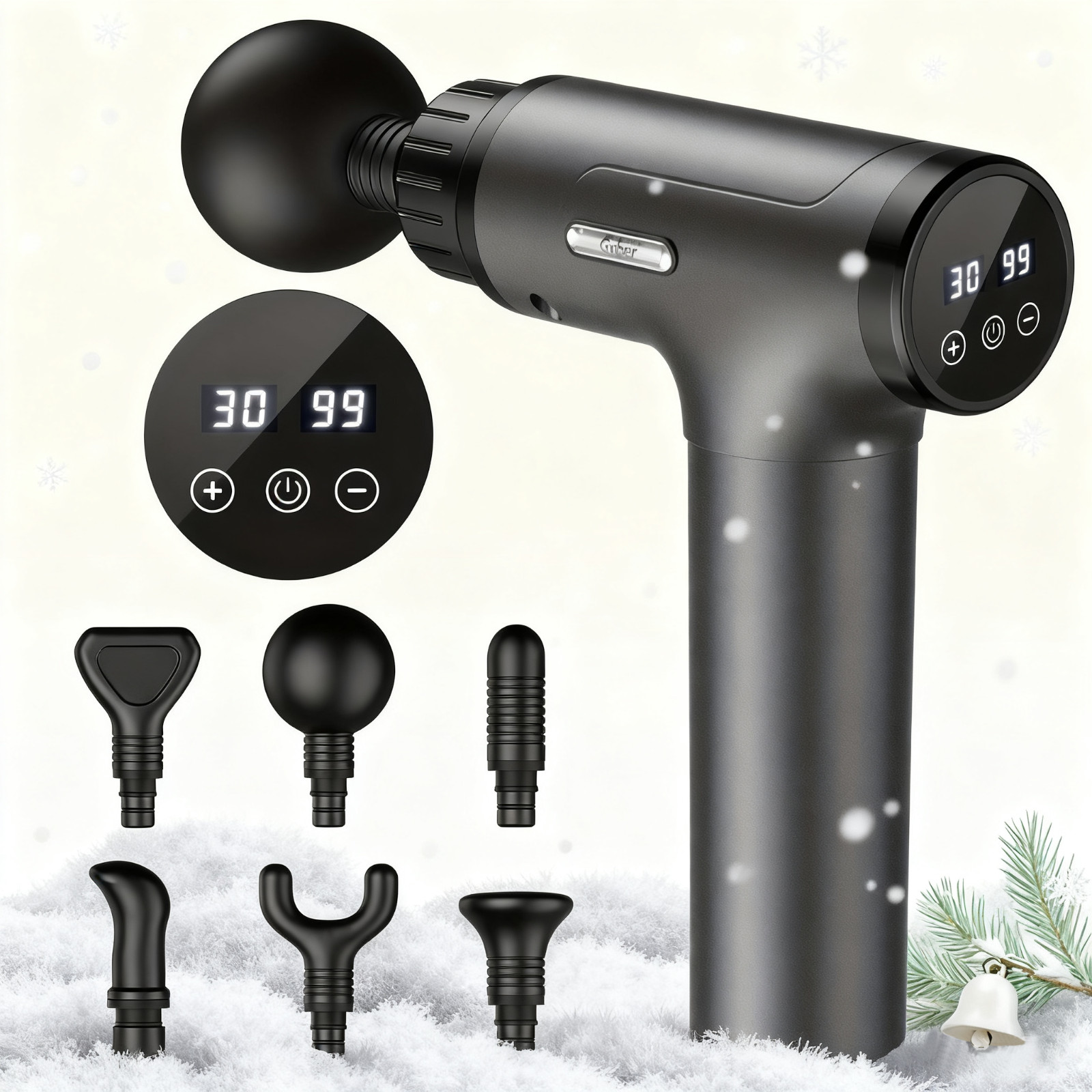 Christmas Gift 30 Speed Massage Gun Percussion Massager Muscle Vibrating Relax