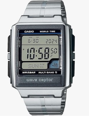 CASIO WV-59RD-1AJF Wave Ceptor Radio Controlled Watch Silver Men s Wristwatch