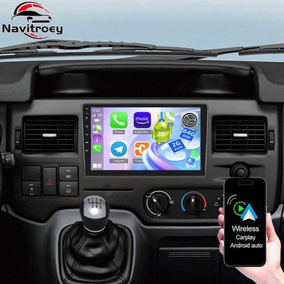 9'' Android 15 Für Ford Transit MK7 2007-2014 Apple Carplay Autoradio GPS Navi BT