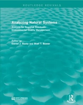 Analyzing Natural Systems: Analysis for Regional Residu -  NEW Daniel J. Basta 2