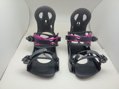 snowboard binding brand new in box black purple US 4-13.5,  CAPRICORN