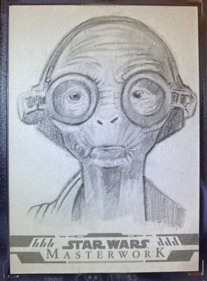 2024 Topps Star Wars Masterwork Sketch Maz Kanata By Tony Riley 1/1