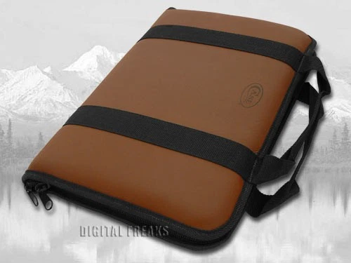 Estuche de transporte grande para cuchillos de bolsillo Case xx de cuero marrón y algodón 1079 Foto 2 de 4