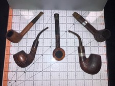 Lot Of 5 Estate Pipes From Italy Anello Oro & More All Good Make Offer