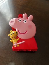 Peppa Pig Travel Case W/ Carrying Handle With Figures 