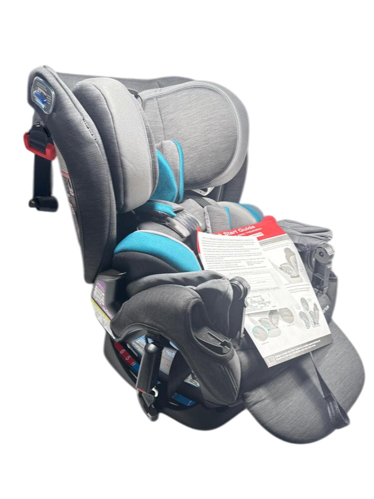 All4Stages Slim+ 4-in-1 Convertible Car Seat (Baker Gray) MFG 12/2024