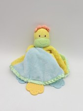 Carters Giraffe Lovey Security Blanket Teether Baby Blue Yellow Toy