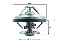 NEU - Mahle TX15883 Thermostat, KüHlmittel