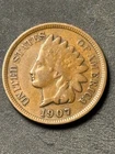 1907 Indian Head Cent US One Cent Coin Philadelphia Issue