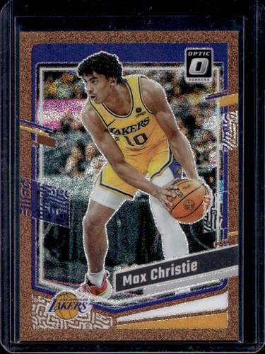 2023-24 Donruss Optic Max Christie Copper Glitter Prizm #11/99 Lakers