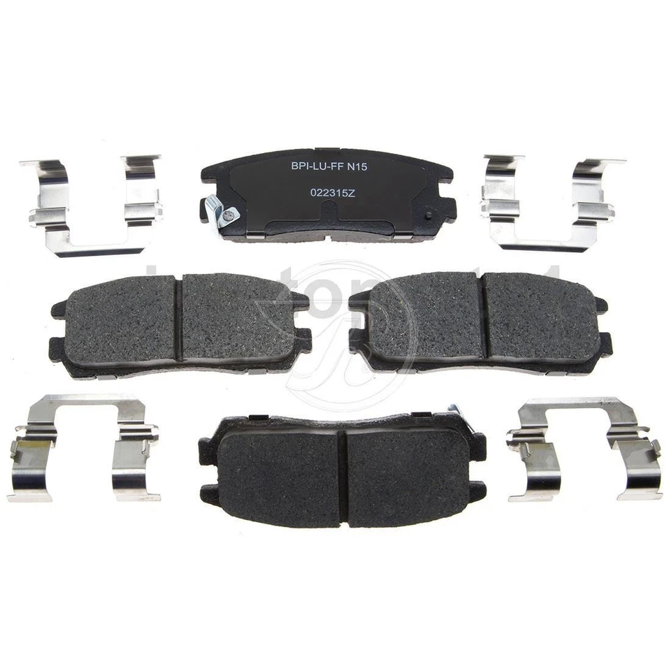 Kit de rotores de freno trasero y pastillas de freno para Honda Passport 1994 1995 Foto 2 de 4