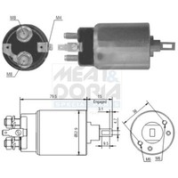 Meat & Doria Magnetschalter Starter FüR Nissan Pick-Up D22 2.5 TD 4WD D21