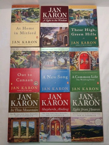 Mitford Years Series Books 1-8 & Final Book Jan Karon Paperback Lot Of 9 - Picture 2 of 8