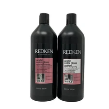 REDKEN Acidic Color Gloss Shampoo & Conditioner Duo Liter (33.8oz Each)