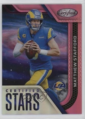 2022 Certified Stars Mirror Pink 157/199 Matthew Stafford #CS-11 qf4