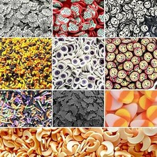 70 Gram Halloween Fake Polymer Clay Candy Sprinkle Kit - Not Edible 10