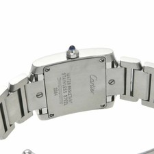 CARTIER Tank Française Sm W51008Q3 Ladies Used Watch #1123518 6