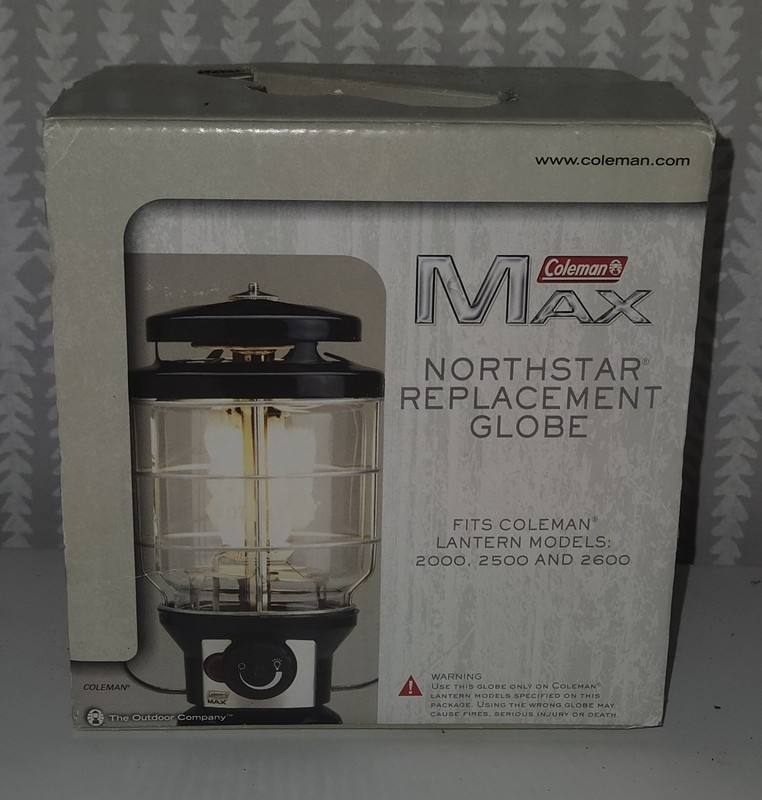 Coleman Max Northstar Replacement Globe for 2000 2500 2600 Lantern Models