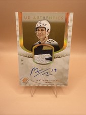 23-24 SP Authentic Matthew Tkachuk UD Authentics 3 Patch Auto /49
