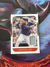 2021 Donruss Retro 1987 Materials Alex Kirilloff #87M-AK Rookie Patch - LOW POP