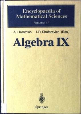 Algebra; Teil: 9., Finite groups Of Lie type finite dimensional division algebra