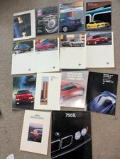 Vintage BMW Dealer Brochure Lot 14 E36 E34 750iL 540i 528i 328i 318ti 318is Z13