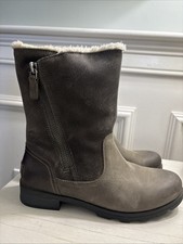 Sorel Emelie Waterproof Boots Faux Shearling Lined Girls Size 3 Worn Once