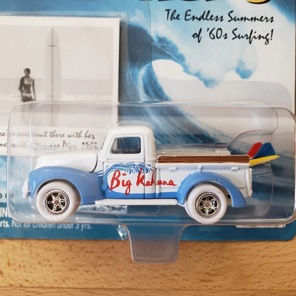 Johnny Lightning Big Kahuna 1940 Ford Pickup Surf Rods 1:64 White Lightning - Image 3 of 4