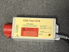 VDE Drehstromadapter (aktiv) für Gerätetester 16A