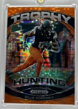 OLLIE GORDON II 2024 Prizm Draft Picks TH- ORANGE PULSAR /49 COLOR MATCH RC