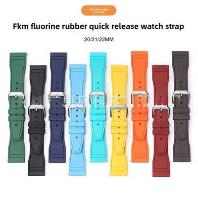 #ad #ad High End Fluororubber Watch Straps Mens Quick Release Band 20 21 22mm for IWC $34.88
