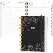 2026 Appointment Book - 2026 Daily Hourly Planner from January 2026 - Decembe...