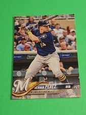 2018 Topps - Hernan Perez #455 Vintage Stock /99 Milwaukee Brewers 