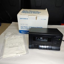 Optimus Stereo Cassette Player SCP-32 Single Deck 14-600A Vintage