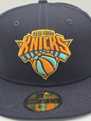 NEW ERA New York Knicks NBA 59Fifty Teal UV Fitted Hat Size 6 7/8