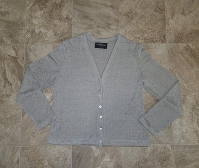 John Roberts Women's V-Neck Cardigan Button Sweater Size (8P)