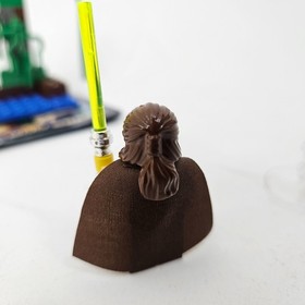 LEGO Star Wars Ultra Rare Qui-Gon Jinn Minifigure w/ Naboo Swamp parts & manual