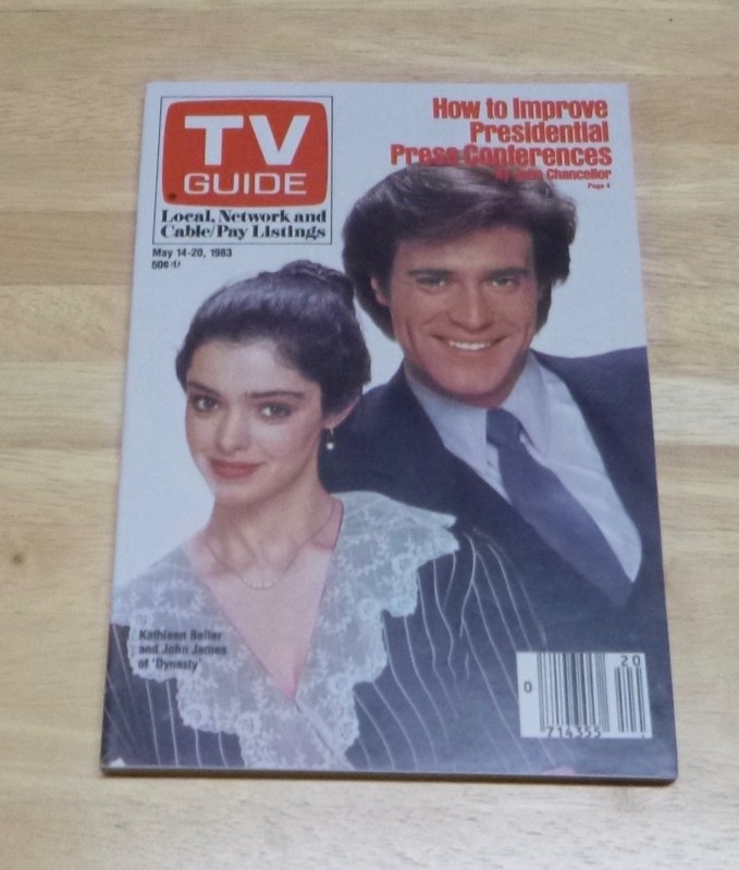 TV Guide May 14-20  1983   Dynasty/Kathleen Beller/John James  New Hampshire