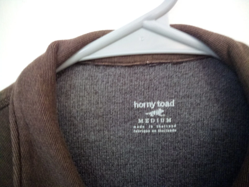 Chaqueta Horny Toad para mujer talla grande L sudadera con capucha cremallera completa marrón mezcla de algodón Foto 4 de 4